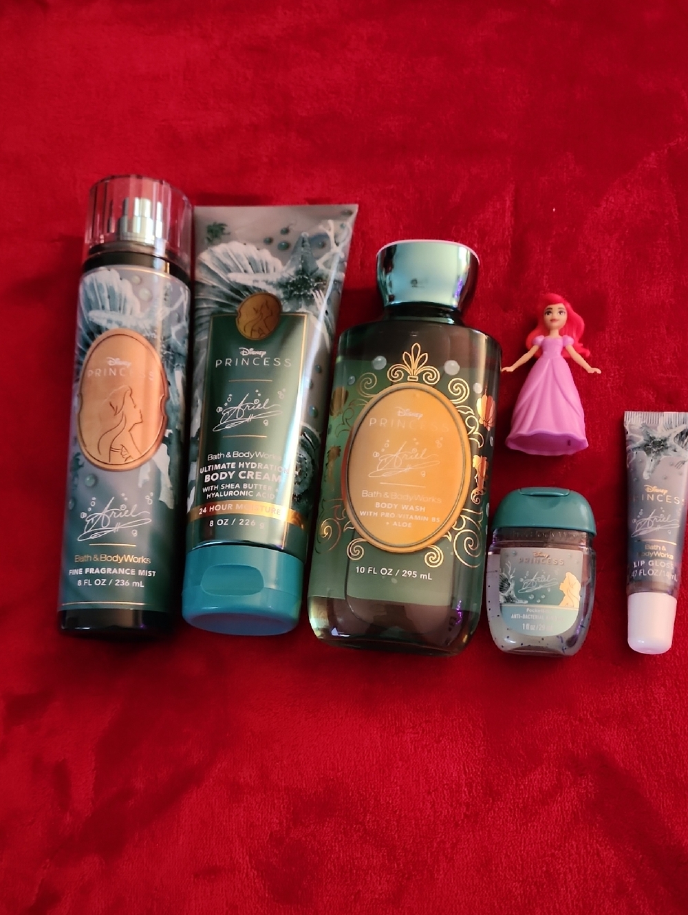 ✨️NWT LIMITED EDTION DISNEY ARIEL PRINCESS/ BBW 6PC GIFT SET ✨️👸